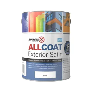 Zinsser AllCoat Water Based Exterior Satin White